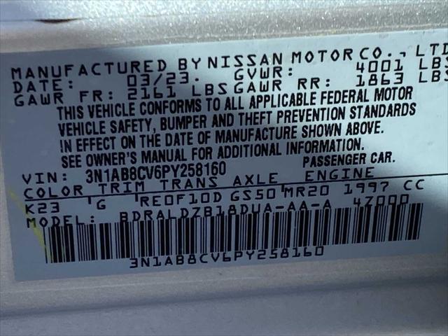 2023 Nissan Sentra SV Xtronic CVT