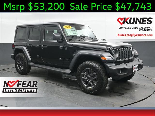 2026 Jeep Wrangler WRANGLER 4-DOOR SPORT S 2026 Jeep Wrangler WRANGLER 4-DOOR SPORT S