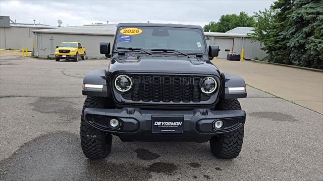 2026 Jeep Wrangler WRANGLER 4-DOOR WILLYS 2026 Jeep Wrangler WRANGLER 4-DOOR WILLYS