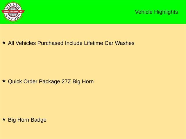 2020 Ram 1500 Big Horn Crew Cab 4x4 5'7" Box