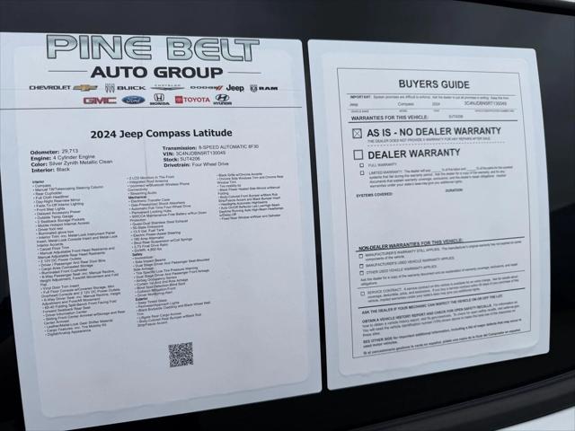 2024 Jeep Compass Latitude 4x4