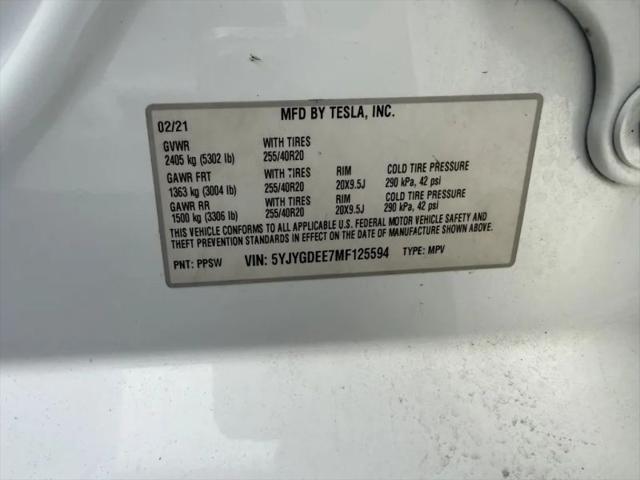 2021 Tesla Model Y Long Range Dual Motor All-Wheel Drive