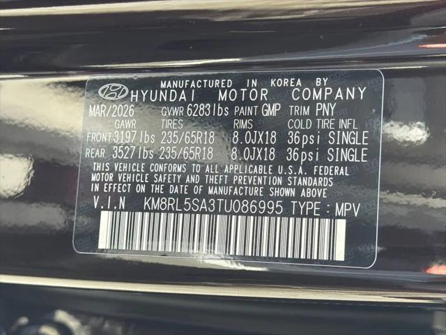 2026 Hyundai Palisade Hybrid Blue SEL 8P