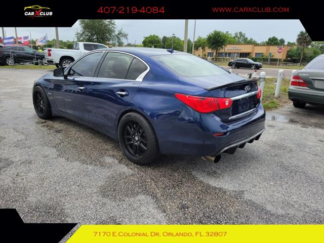 2016 INFINITI Q50 3.0t Red Sport 400