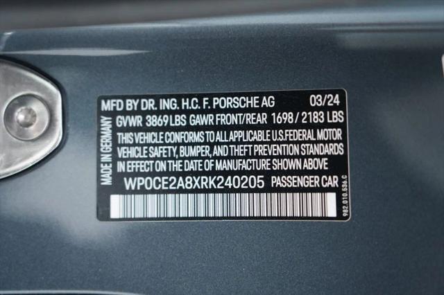 2024 Porsche 718 Spyder RS