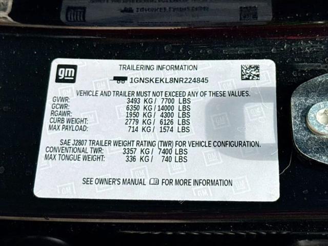 2022 Chevrolet Suburban 4WD RST