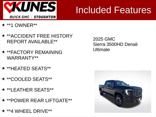 2025 GMC Sierra 3500HD 4WD Crew Cab Standard Bed Denali Ultimate