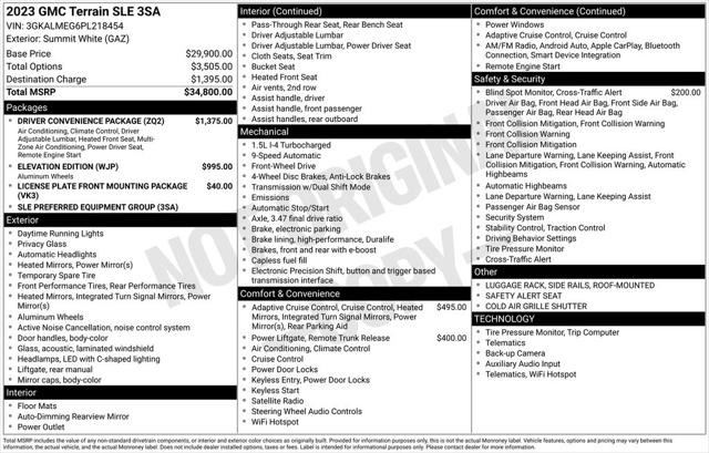 2023 GMC Terrain FWD SLE