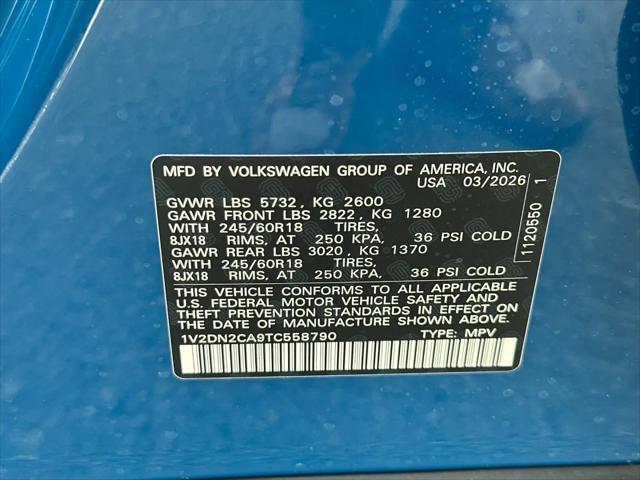 2026 Volkswagen Atlas SE