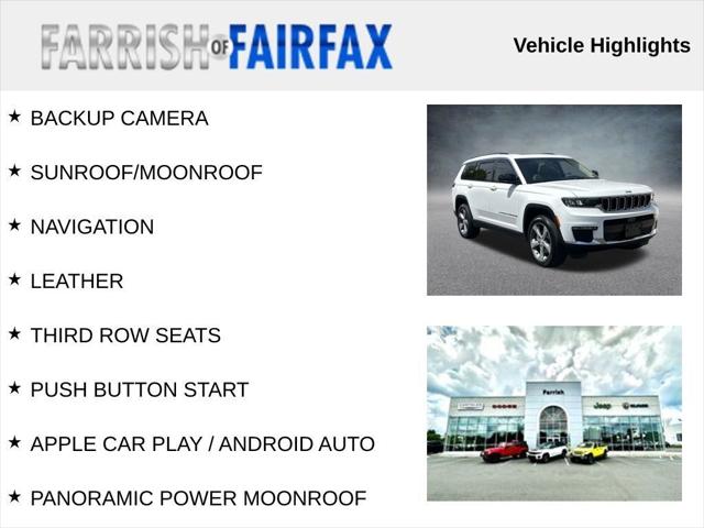 2022 Jeep Grand Cherokee L Limited 4x4 2022 Jeep Grand Cherokee L Limited 4x4