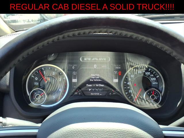2019 Ram 3500 Big Horn Regular Cab 4x4 8' Box