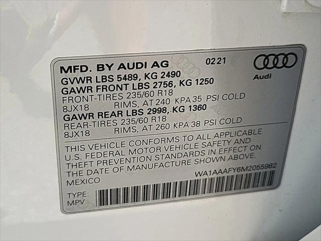 2021 Audi Q5 Premium 45 TFSI quattro S tronic