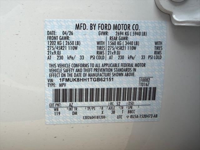 2026 Ford Explorer Platinum