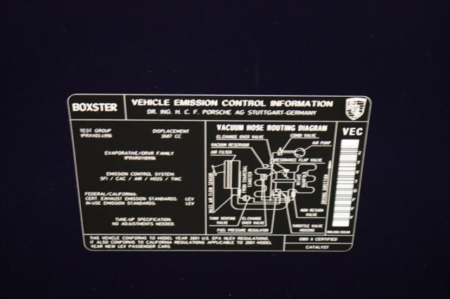 2001 Porsche Boxster Cabriolet 2d