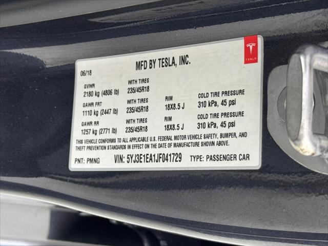 2018 Tesla Model 3 Long Range
