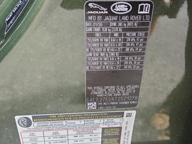 2026 Land Rover Defender P400 X-Dynamic SE