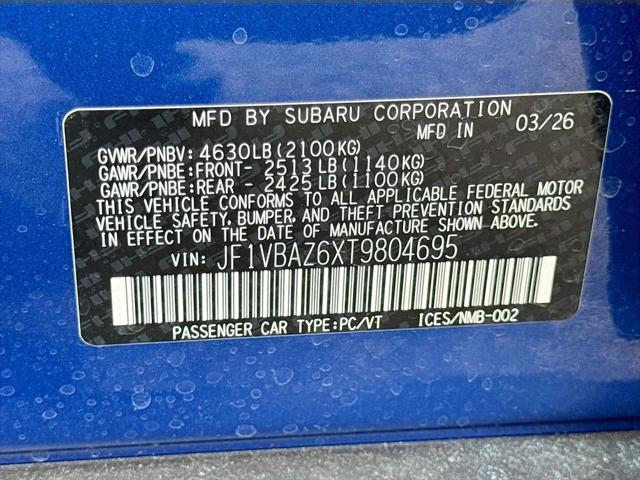 2026 Subaru WRX tS