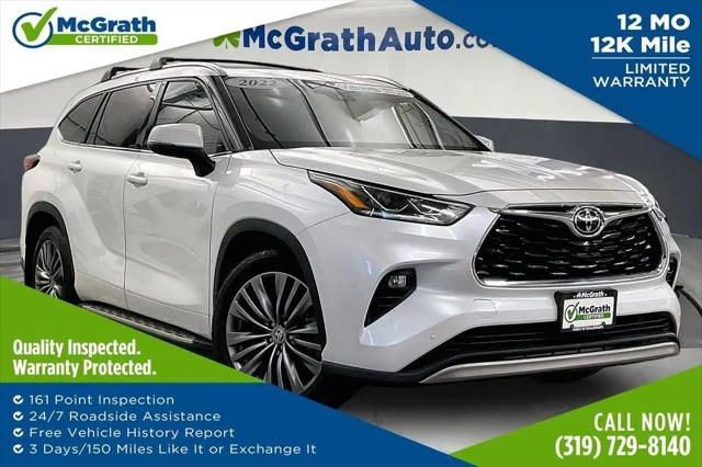 2022 Toyota Highlander Platinum for sale in Iowa City, IA