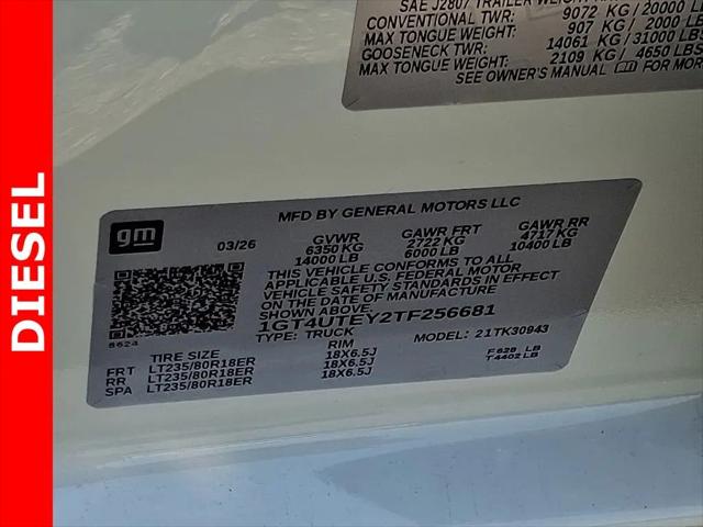 2026 GMC Sierra 3500HD Crew Cab, Long Bed, SLE Dual Rear Wheel, 4WD