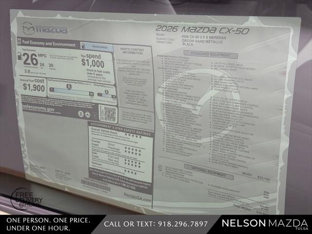 2026 Mazda CX-50 2.5 S Meridian Edition
