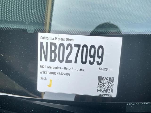 2022 Mercedes-Benz E 350 E 350