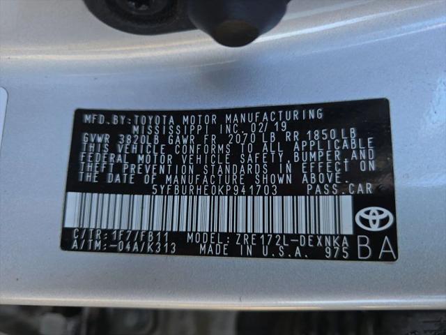 2019 Toyota Corolla LE