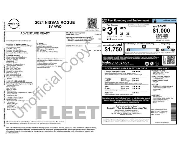 2024 Nissan Rogue SV Intelligent AWD