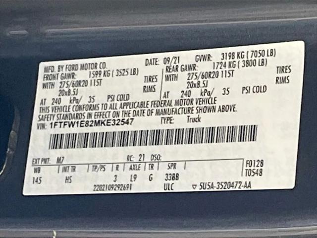 2021 Ford F-150 LARIAT