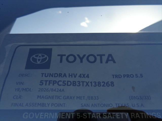 2026 Toyota Tundra TRD Pro Hybrid CrewMax 5.5' Bed