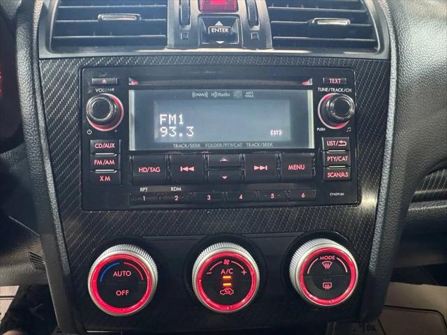 2015 Subaru WRX 4dr Sdn Man