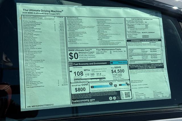 2026 BMW i4 eDrive40