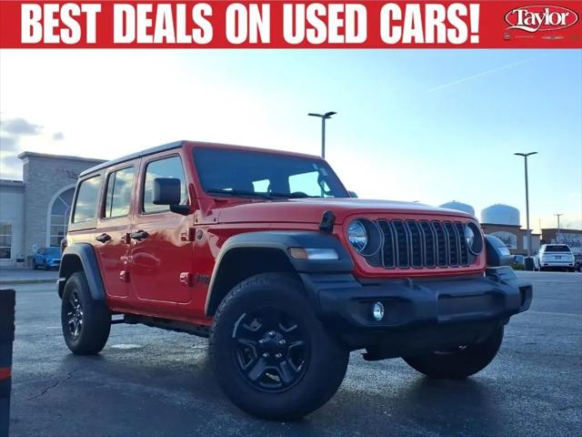 2025 Jeep Wrangler 4-Door Sport 4x4 for sale in Bourbannais, IL