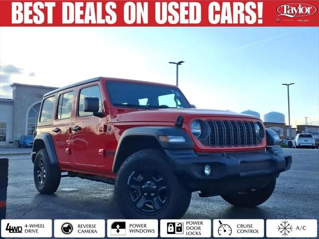 2025 Jeep Wrangler 4-Door Sport 4x4 for sale in Bourbannais, IL