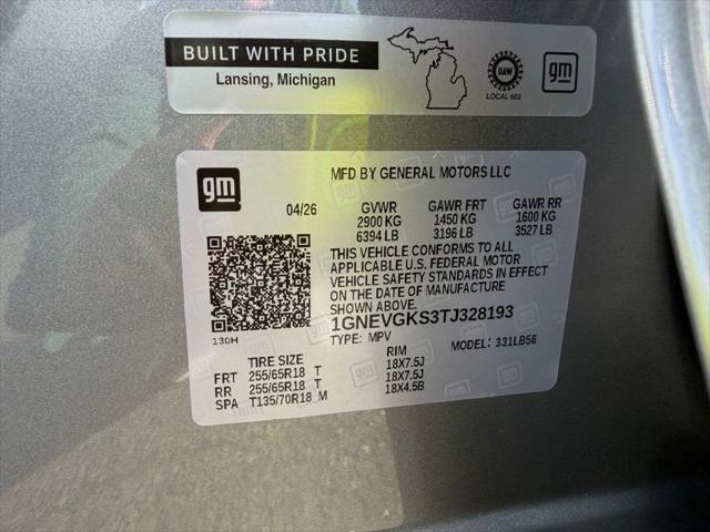 2026 Chevrolet Traverse AWD LT