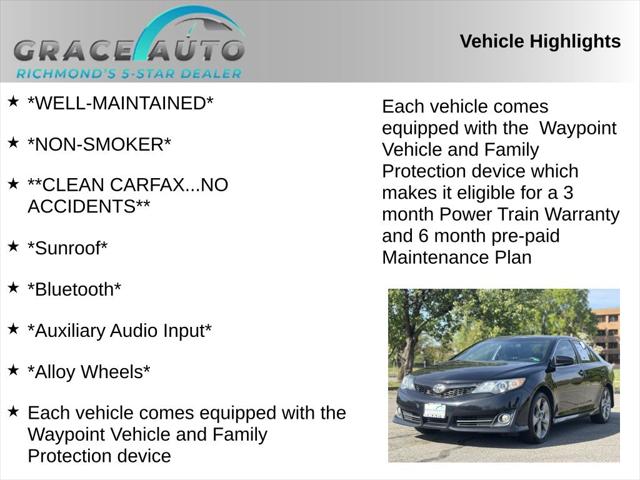 2012 Toyota Camry SE Limited Edition