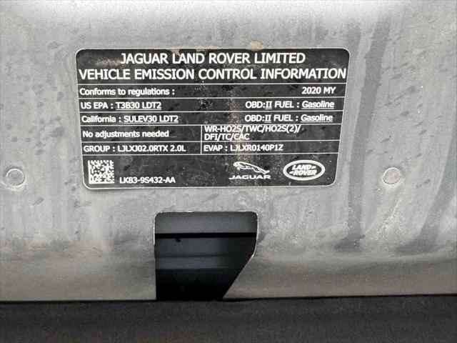 2020 Land Rover Range Rover Velar P250 R-Dynamic S