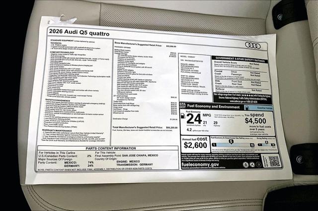 2026 Audi Q5 2.0T Prestige