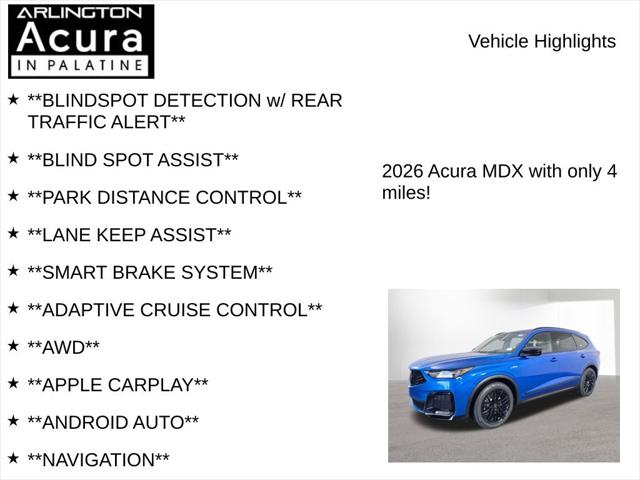 2026 Acura MDX A-SPEC Advance Package