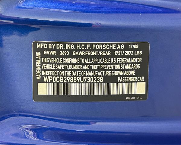 2009 Porsche Boxster S
