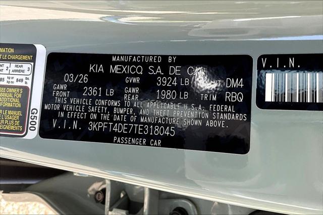 2026 Kia K4 LXS