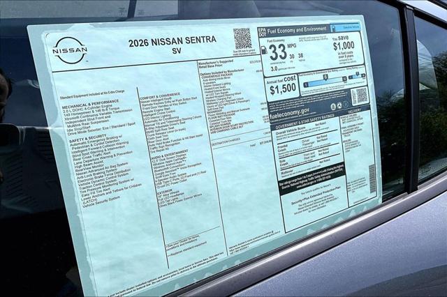 2026 Nissan Sentra SV