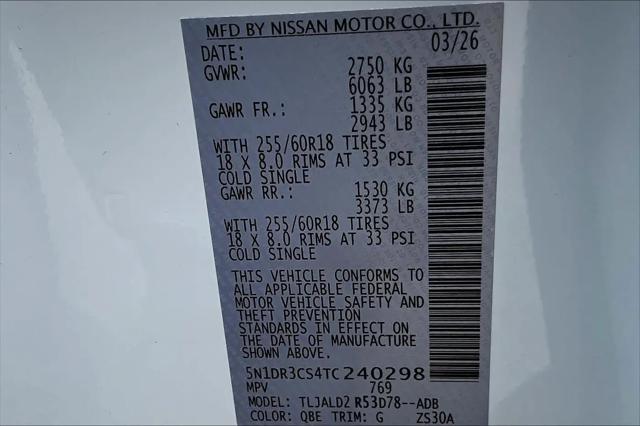 2026 Nissan Pathfinder SL