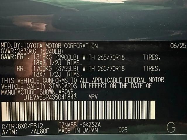 2025 Toyota 4Runner TRD Off Road