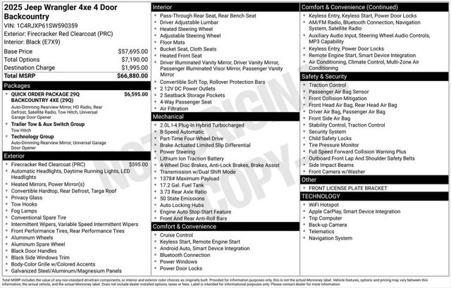 2025 Jeep Wrangler 4xe Backcountry 4xe