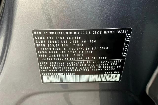 2022 Volkswagen Tiguan 2.0T SE