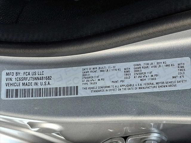 2022 Ram 1500 Laramie Crew Cab 4x4 5'7" Box