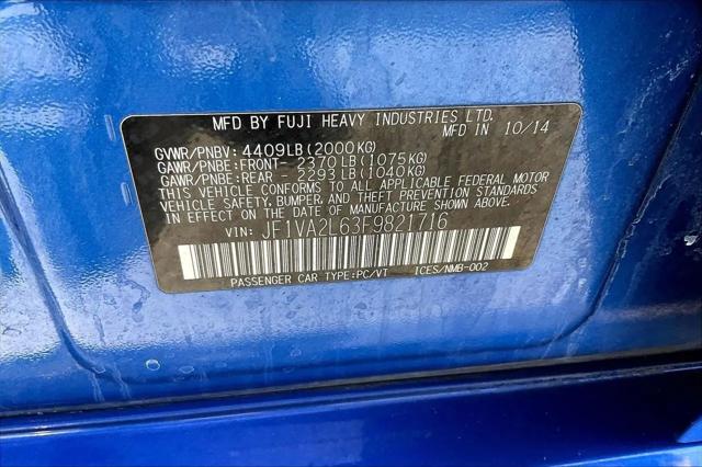 2015 Subaru WRX STI STI
