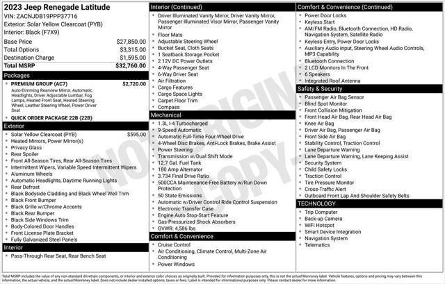 2023 Jeep Renegade Latitude 4x4 2023 Jeep Renegade Latitude 4x4