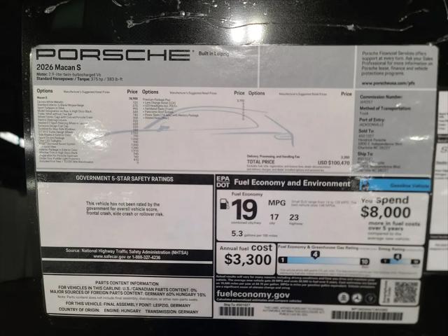 2026 Porsche Macan S