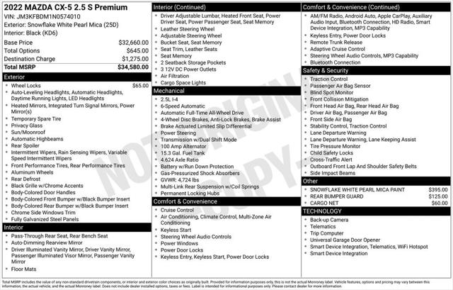 2022 Mazda CX-5 2.5 S Premium